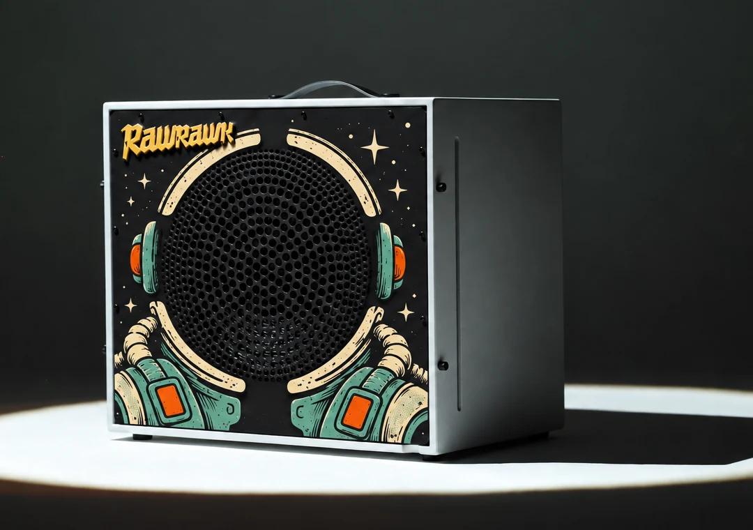 Quasar concept mockup: Lost in Space artwork on the Obsidian Airframe