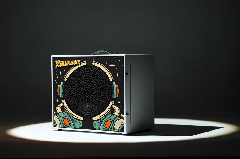 Concept visualisation of Lost in Space artwork on the Obsidian Quasar Airframe